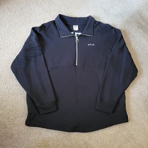 PINK Victorias Secret Fleece Half Zip Sweatshirt